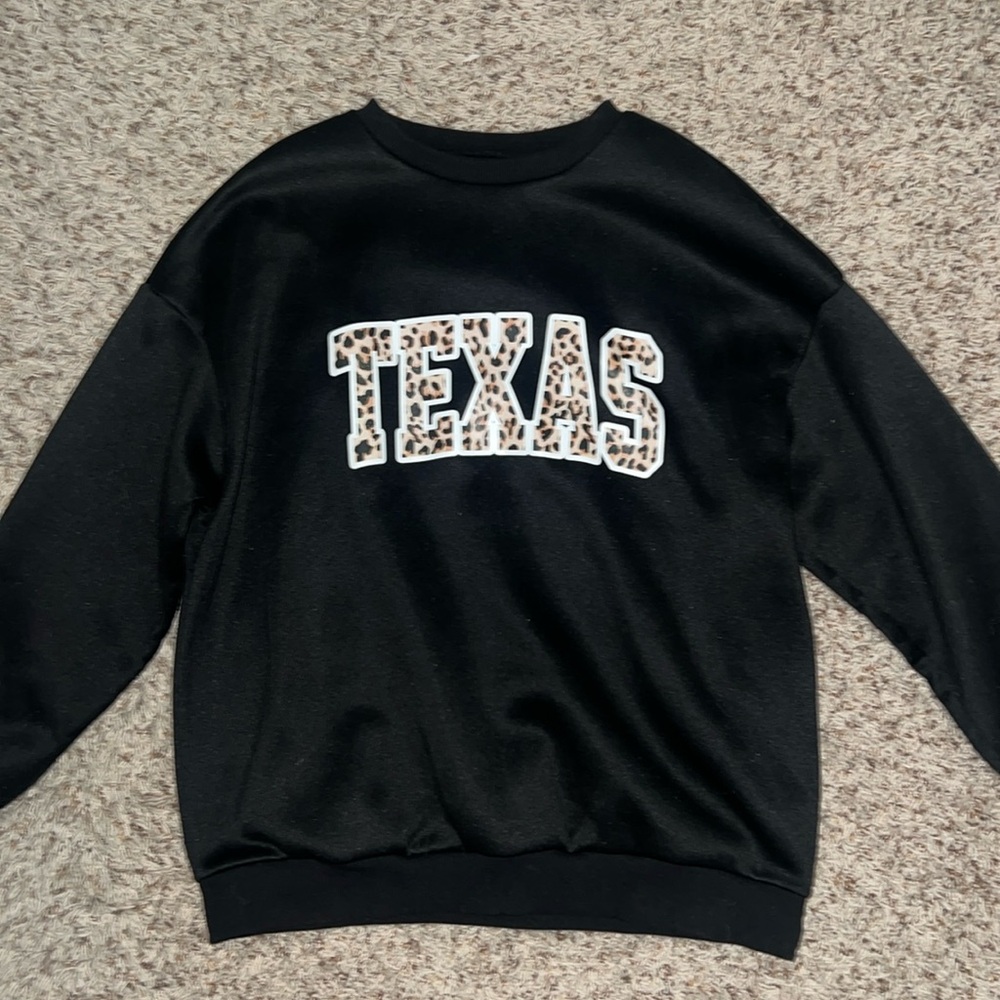 Shein black sweatshirt size XS
